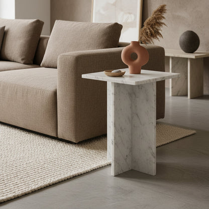 Bijzettafel Beijing Marmer Wit - Bijzettafel - afbeelding 6