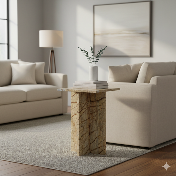 Bijzettafel Seoul Marmer Bizar - Bijzettafel - afbeelding 2