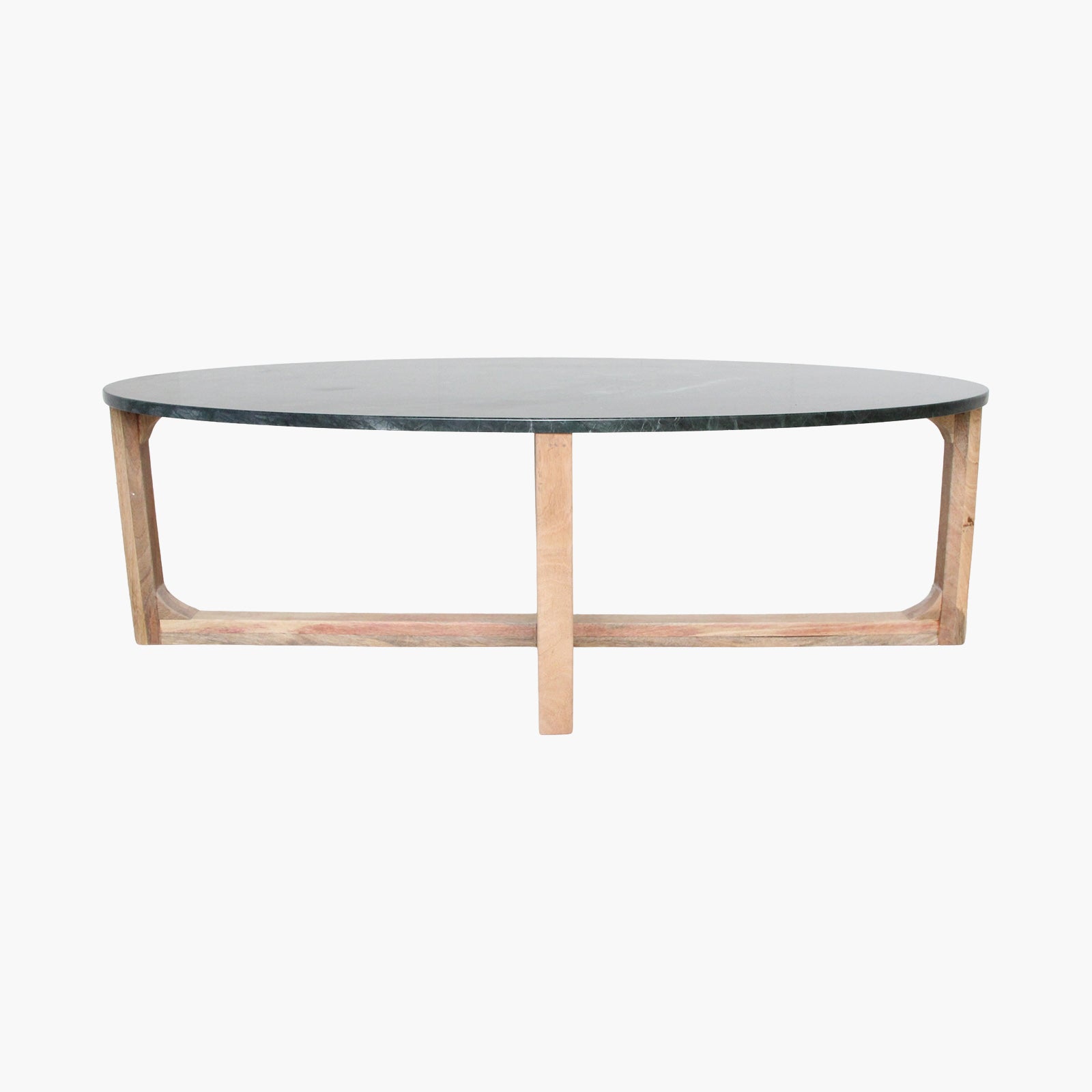 Salontafel Marmer Ovaal Groen - Salontafel - afbeelding 7