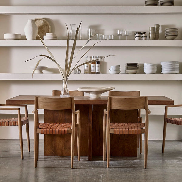 Bullnose Greek Cross Eettafel 180cm - Eetkamertafel - afbeelding 2