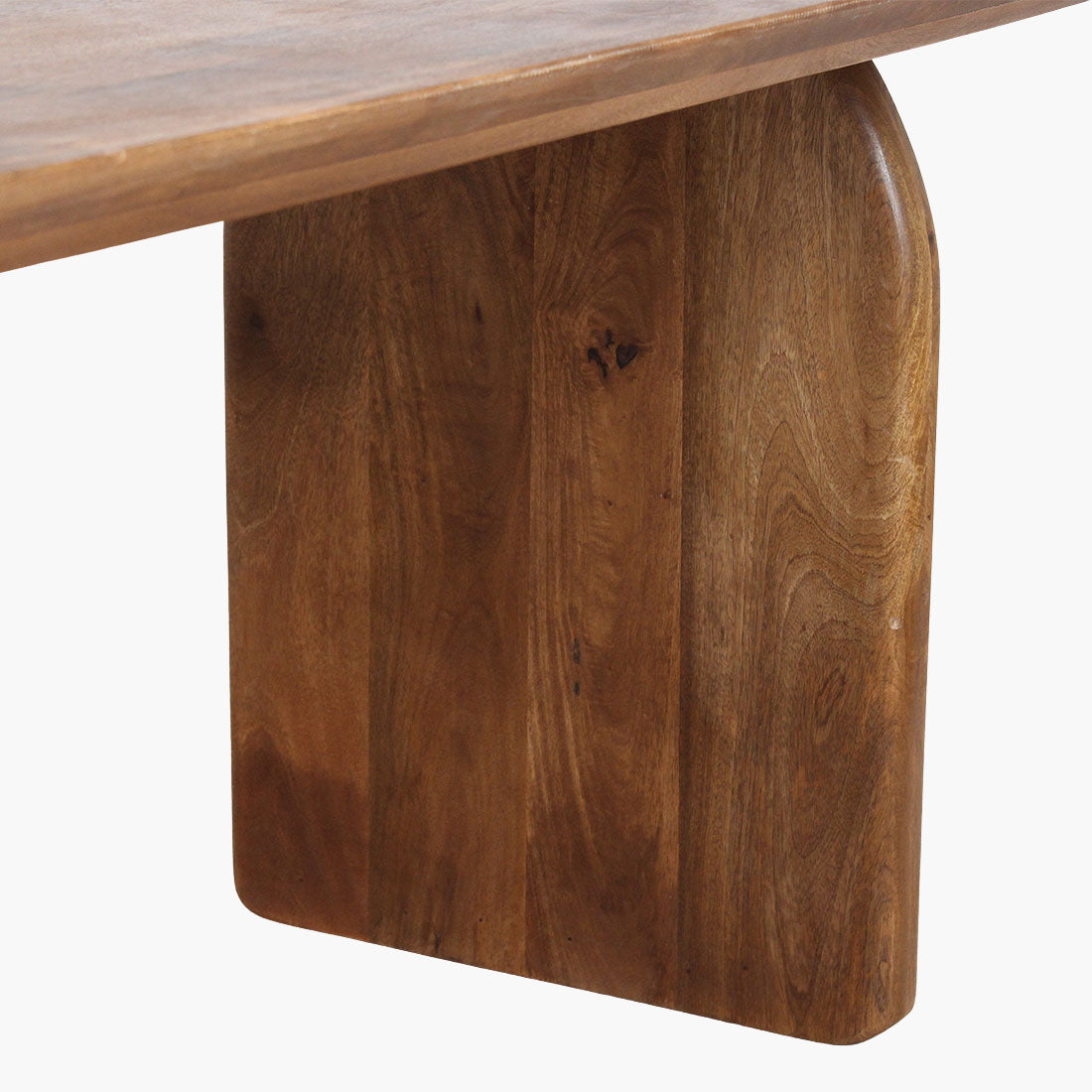 Bullnose Eettafel Gesloten Bruin 240cm - Eetkamertafel - afbeelding 7
