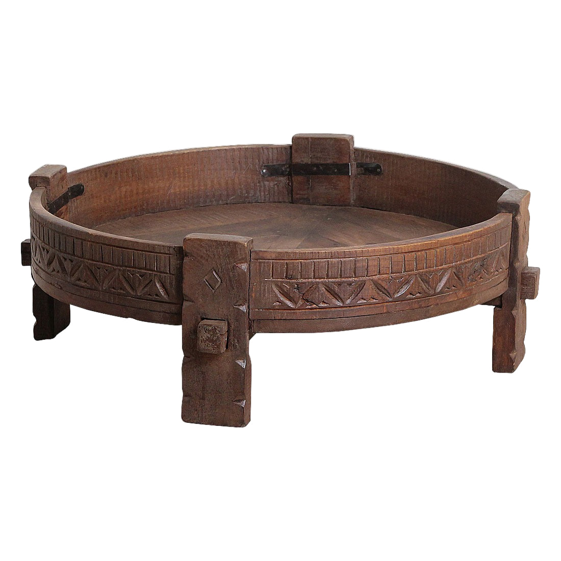 Bijzettafel Grinder Bruin - Bijzettafel