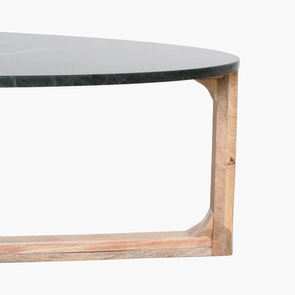 Salontafel Marmer Ovaal Groen - Salontafel - afbeelding 5