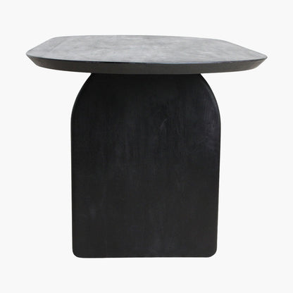 Bullnose Eettafel Mix Zwart 180cm - Eetkamertafel - afbeelding 3