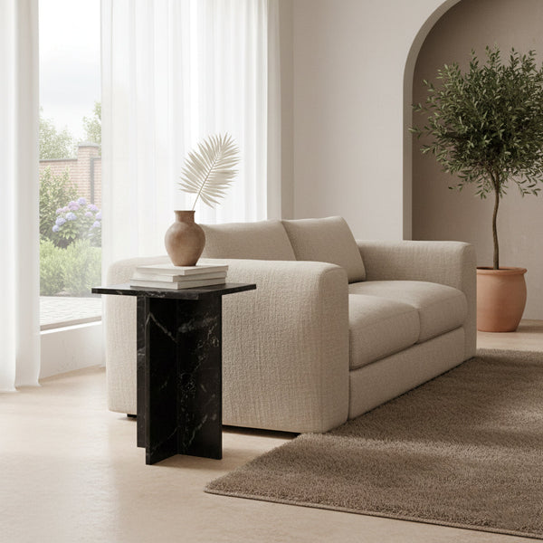 Bijzettafel Shanghai Marmer Zwart - Bijzettafel - afbeelding 2