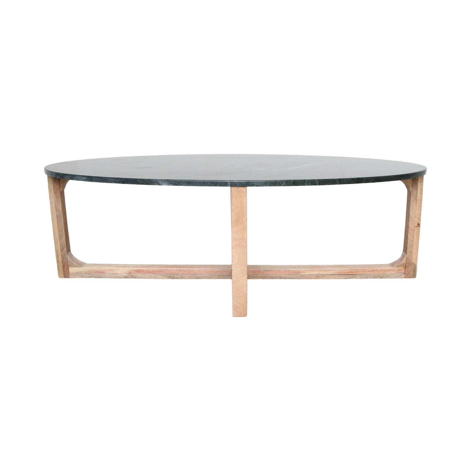 Salontafel Marmer Ovaal Groen - Salontafel