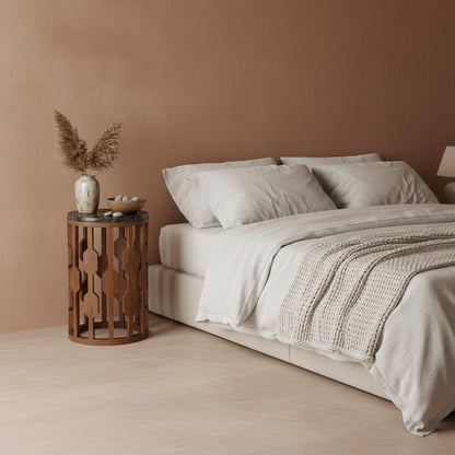 Lampung bijzettafel marmer zwart – 40x40x50 cm - Bijzettafel - afbeelding 11