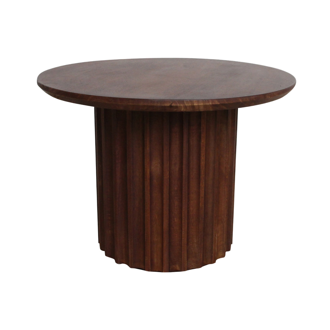 Bijzettafel Bullnose ‘Reversed Fluted’ 55cm - Bijzettafel