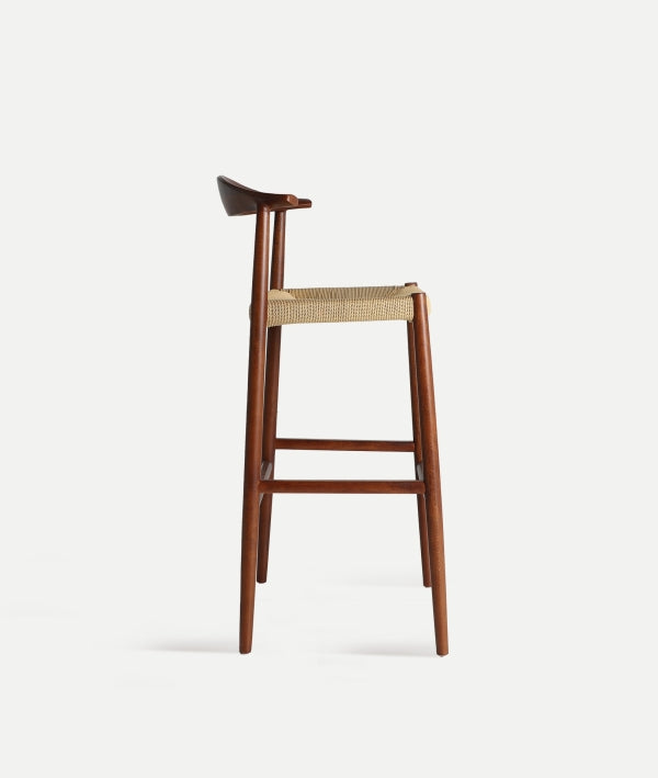 Japandi Barkruk Zelhem - Beukenhout