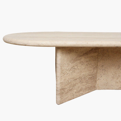 Travertin Salontafel - Salontafel - afbeelding 4