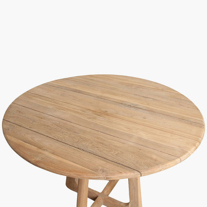 Ronde Eetkamertafel Verano Teakhout Outdoor Ø100cm - Eetkamertafel - afbeelding 4