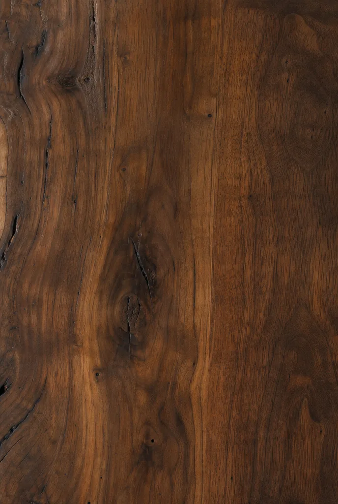 Detail van geolied walnoothout met natuurlijke nerf en patina